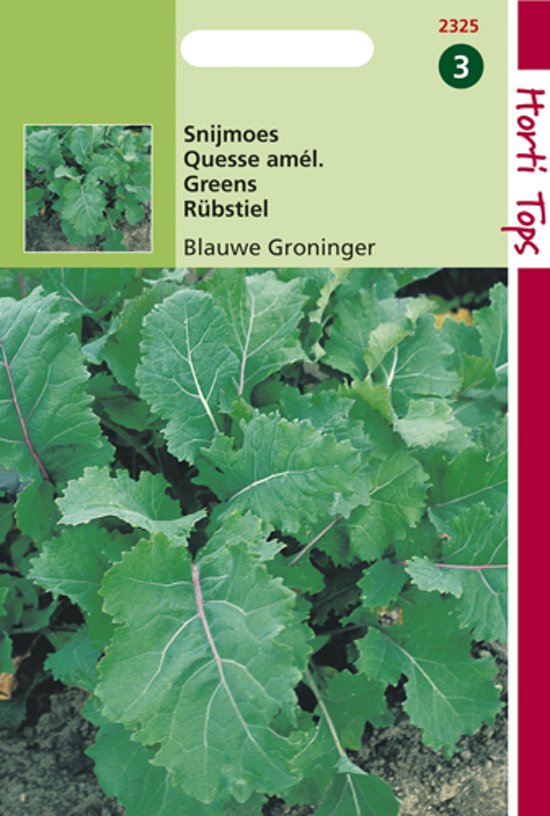 Snijmoes Blauwe Groninger (Brassica napus)